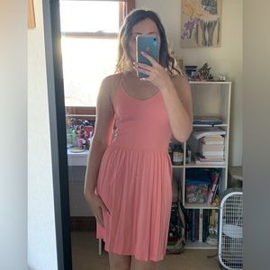 Dynamic pink one size Y2K mini dress